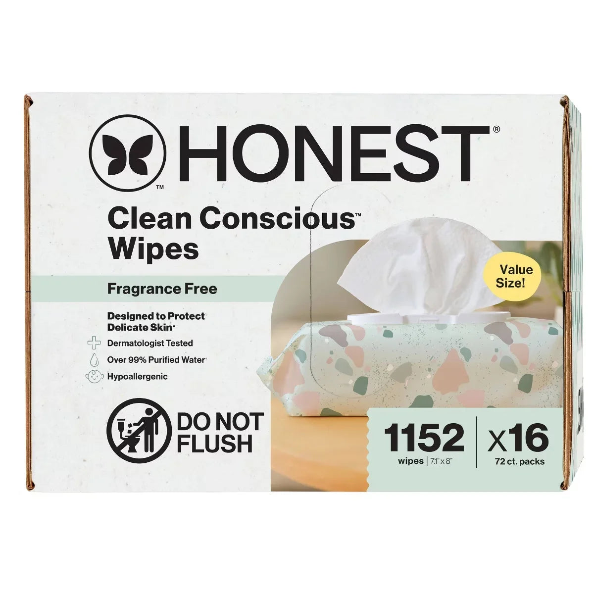 The Honest Company Sensitive Clean Conscious Wipes