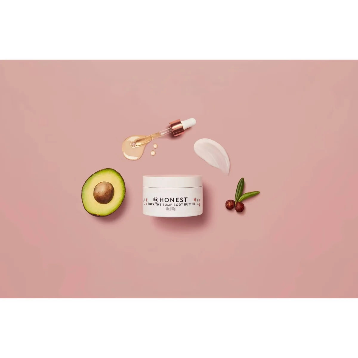 The Honest Company Honest Mama Body Butter - 4oz: Moisturizing & Lanolin-Free, Whole Body Hydration, Unscented, Paraben-Free