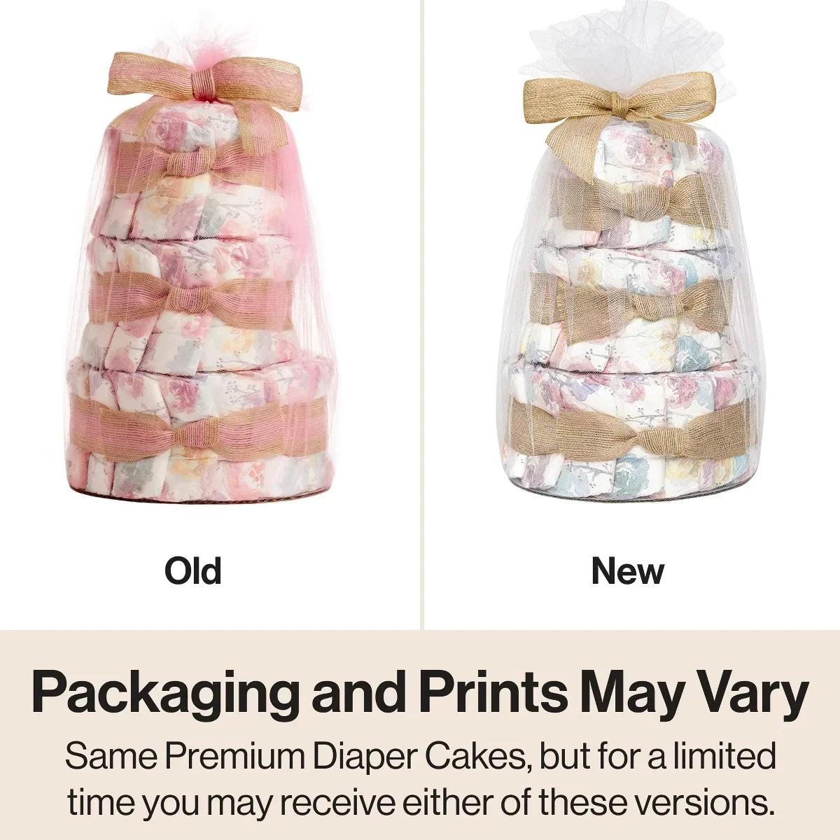 The Honest Company Clean Conscious Diaper Cake - Rose Blossom - 39ct