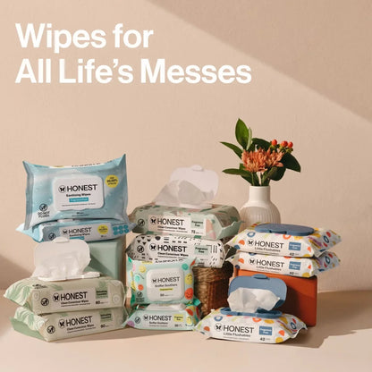The Honest Company Calm + Cleanse Plant-Based Baby Wipes - Lavender