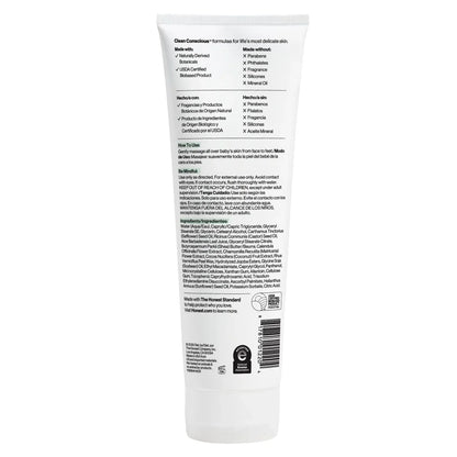 The Honest Company Sensitive Face + Body Lotion Fragrance Free - 8.5 fl oz: Moisturizing, Dye-Free, Paraben-Free, Silicone-Free