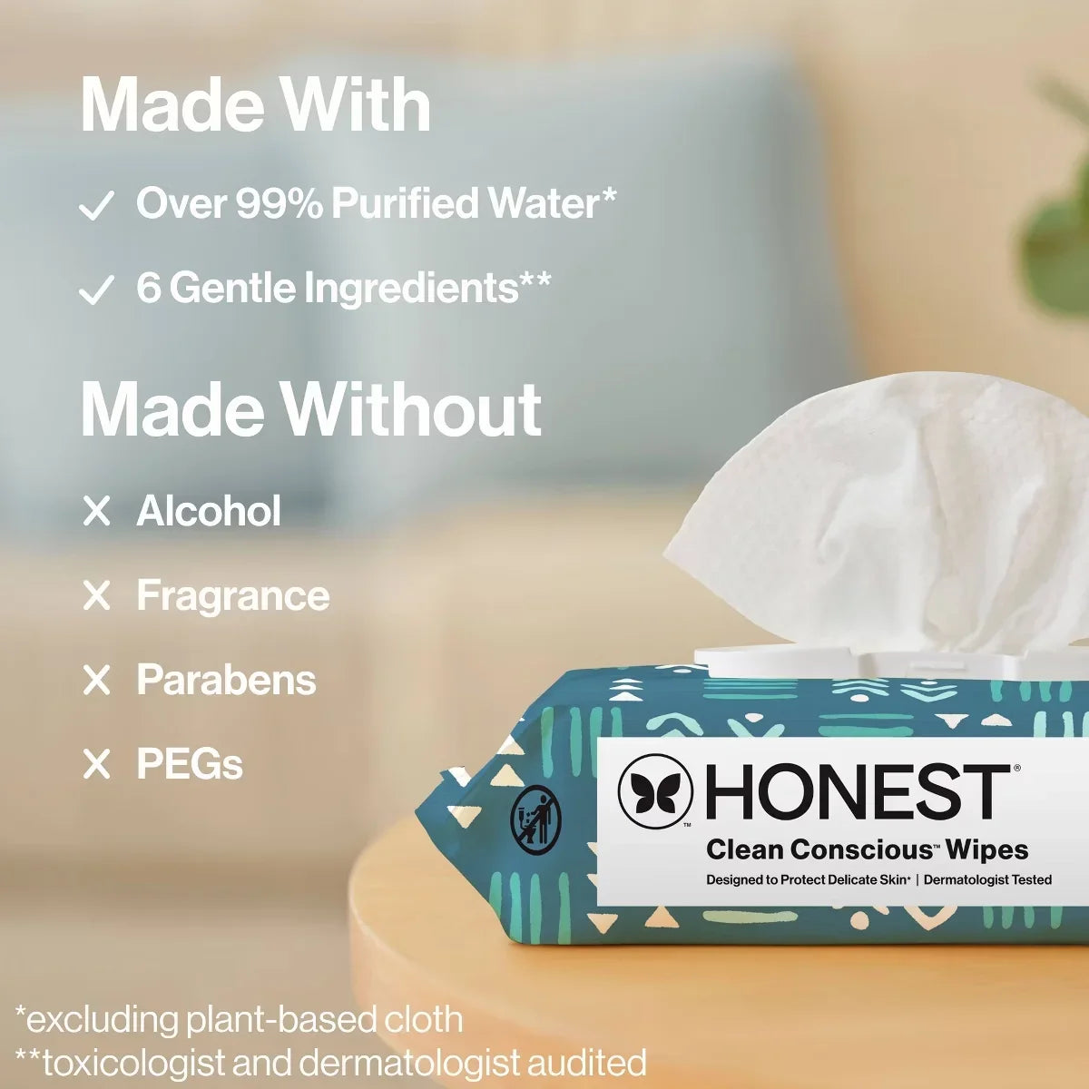 The Honest Company Sensitive Clean Conscious Wipes
