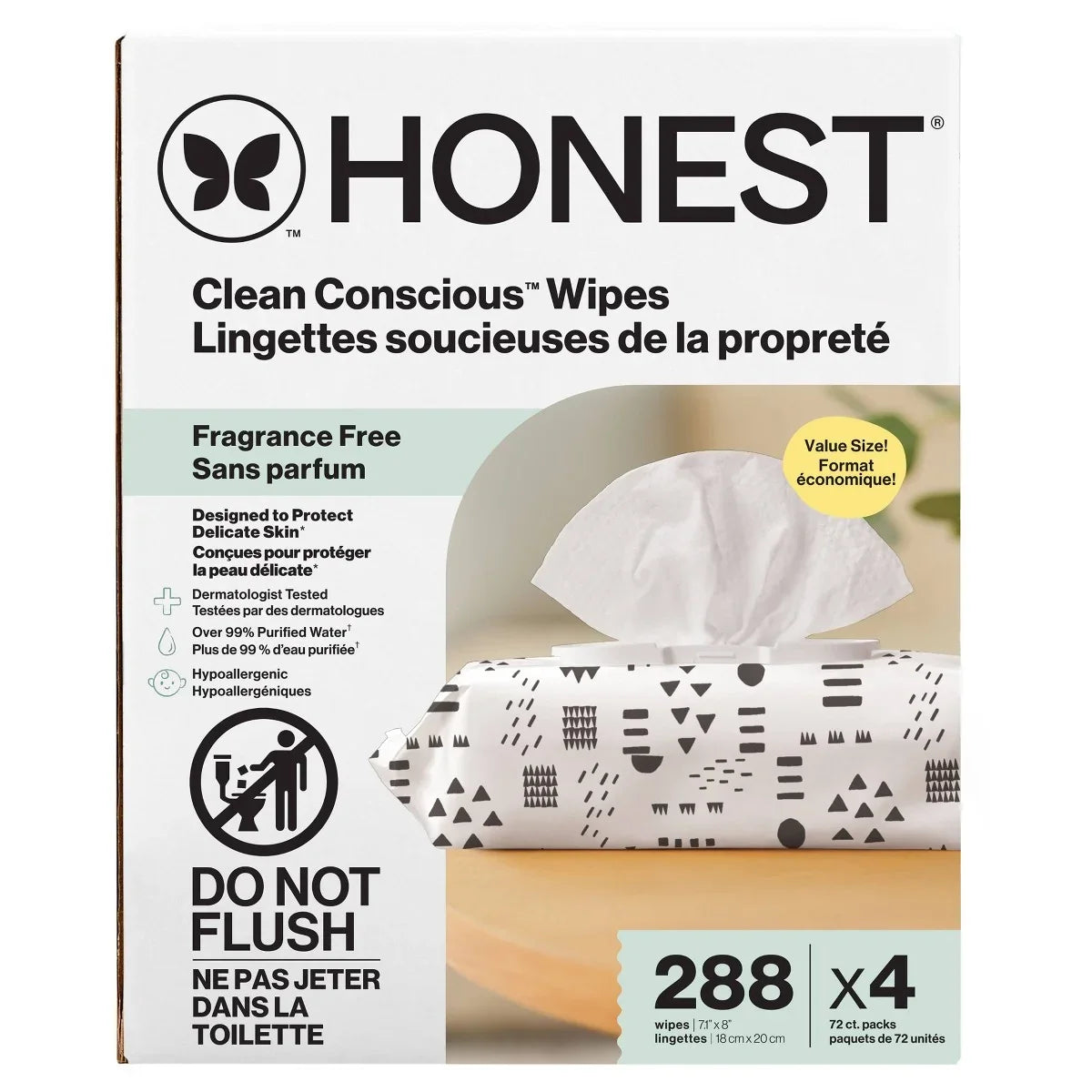 The Honest Company Sensitive Clean Conscious Wipes