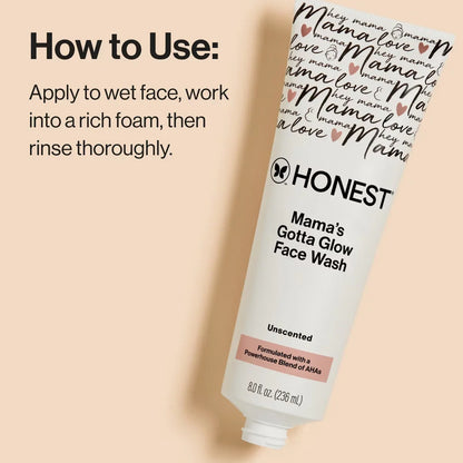 The Honest Company Honest Mama Face Cleanser and Body Wash Basic Cleaning - 8 fl oz: Sulfate-Free, For Sensitive Skin, Liquid Form