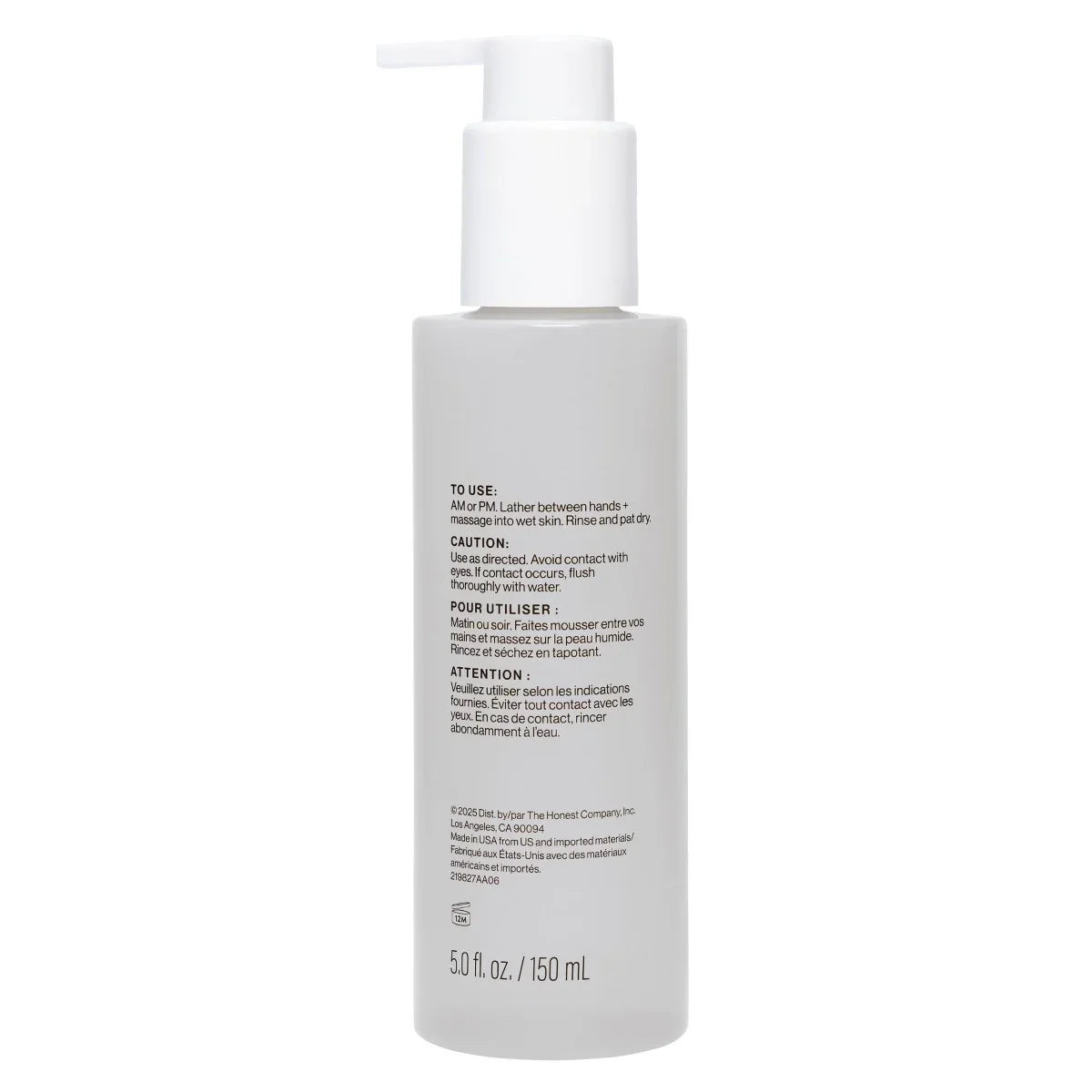Honest Beauty Gentle Gel Cleanser with Chamomile and Calendula - 5 fl oz