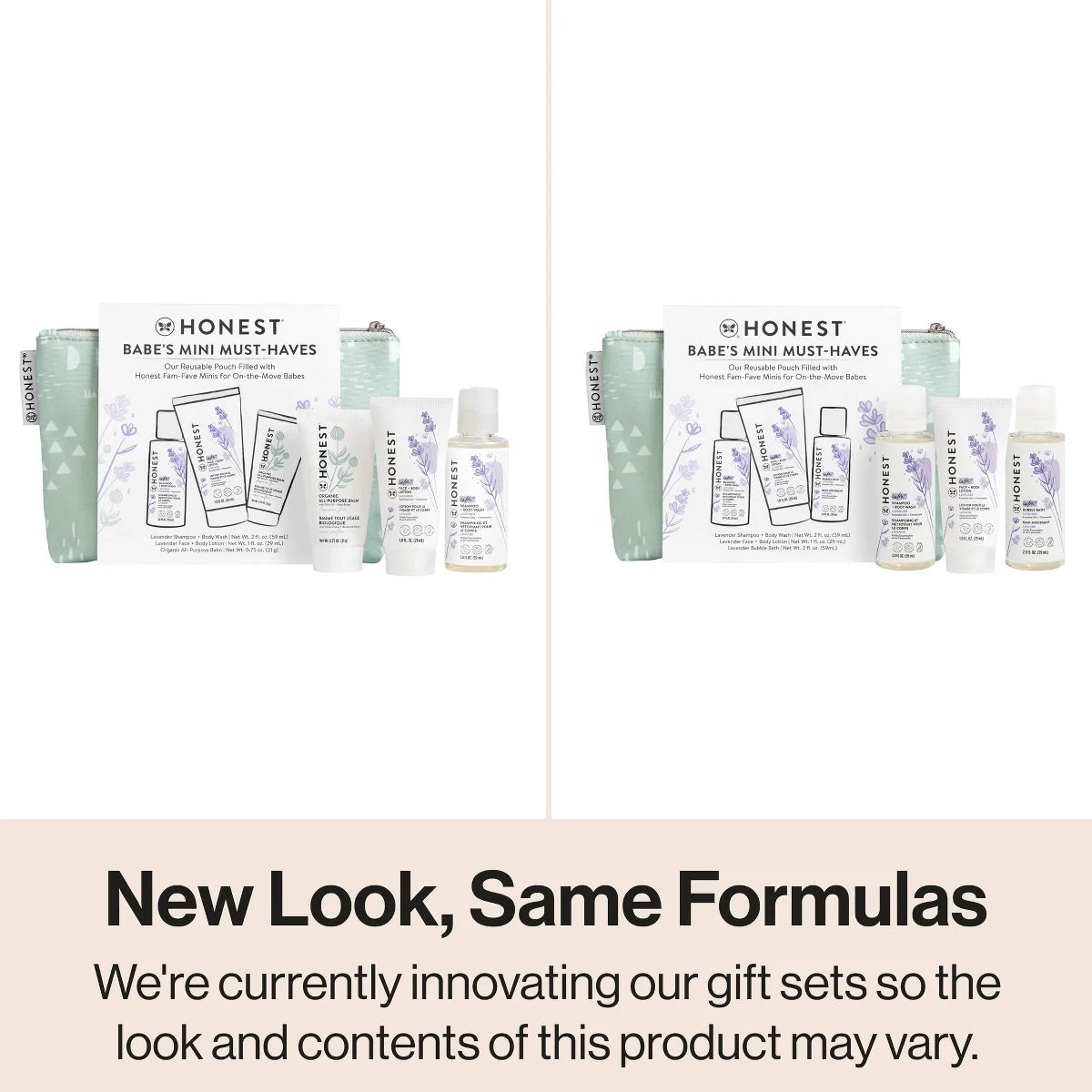 The Honest Company Babe's Mini Must-Haves Gift Set: Moisturizing, Calming, Travel Size