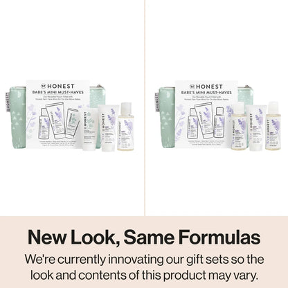 The Honest Company Babe's Mini Must-Haves Gift Set: Moisturizing, Calming, Travel Size