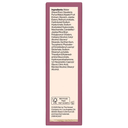 Honest Beauty Honestly Pure Retinyl Serum with Retinyl Linoleate - 1 fl oz: Moisturizing, Brightening, Anti-Aging