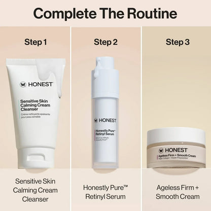 Honest Beauty Honestly Pure Retinyl Serum with Retinyl Linoleate - 1 fl oz: Moisturizing, Brightening, Anti-Aging
