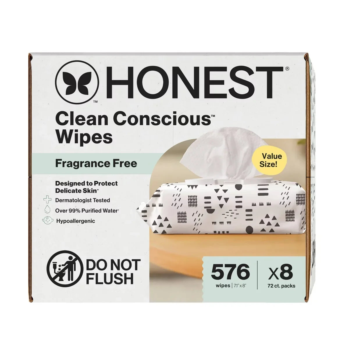 The Honest Company Sensitive Clean Conscious Wipes