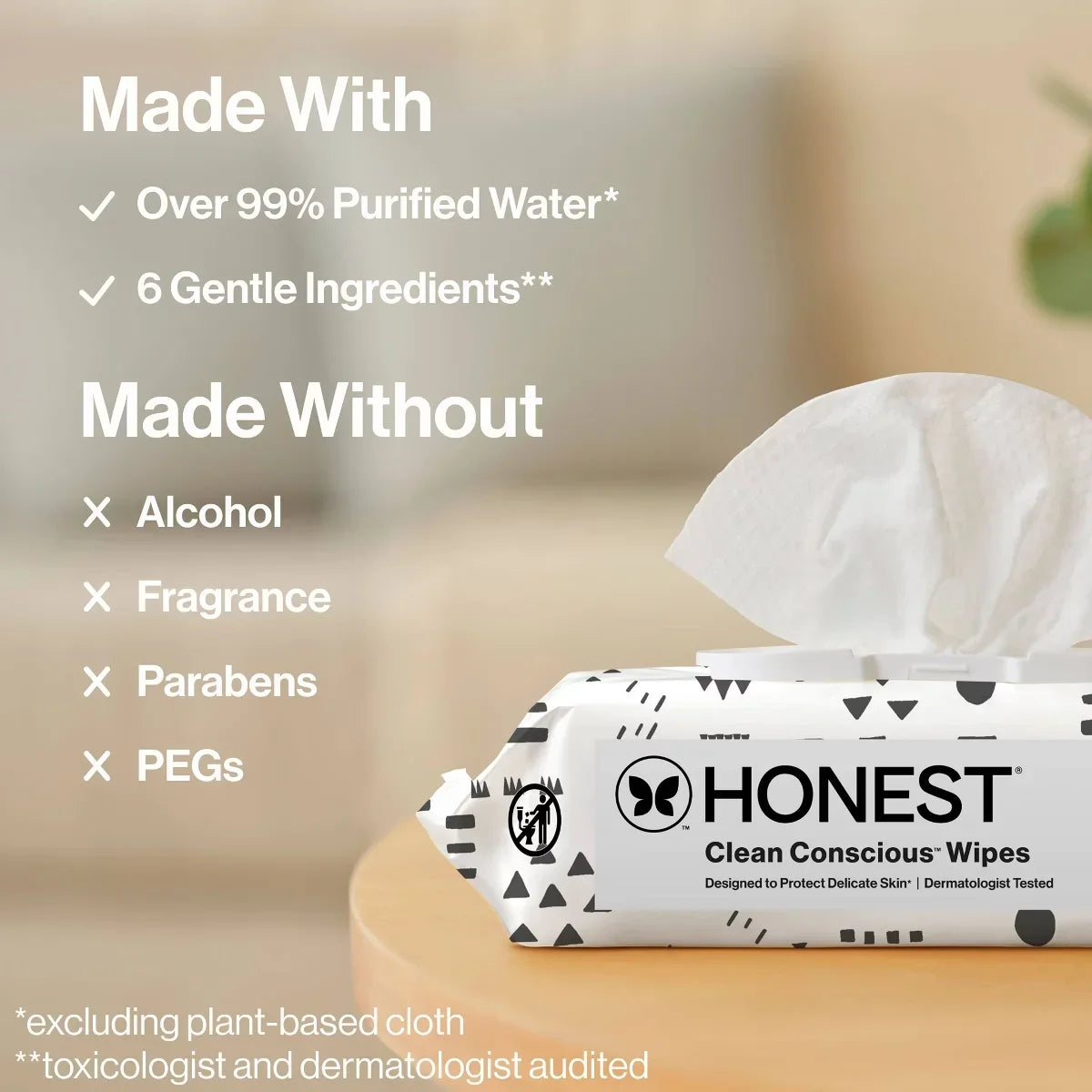The Honest Company Sensitive Clean Conscious Wipes