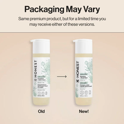 The Honest Company Sensitive Shampoo + Body Wash Fragrance Free