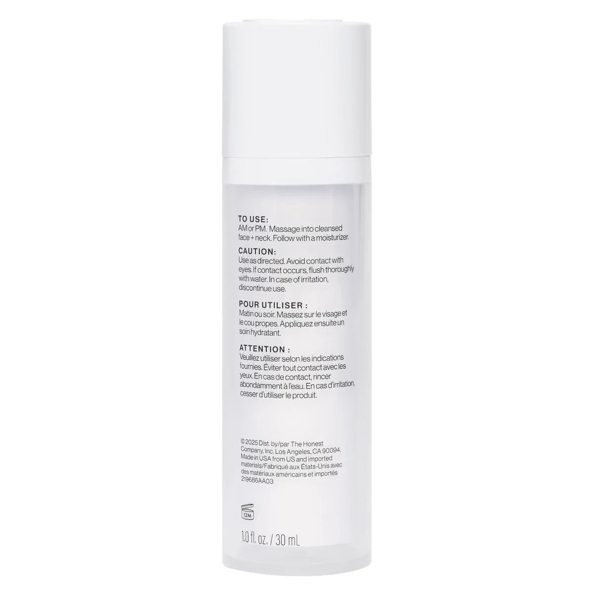 Honest Beauty Vitamin C Radiance Serum with Hyaluronic Acid - 1 fl oz: Skin Tone Improvement, Brightening, Anti-Aging, Hydrating