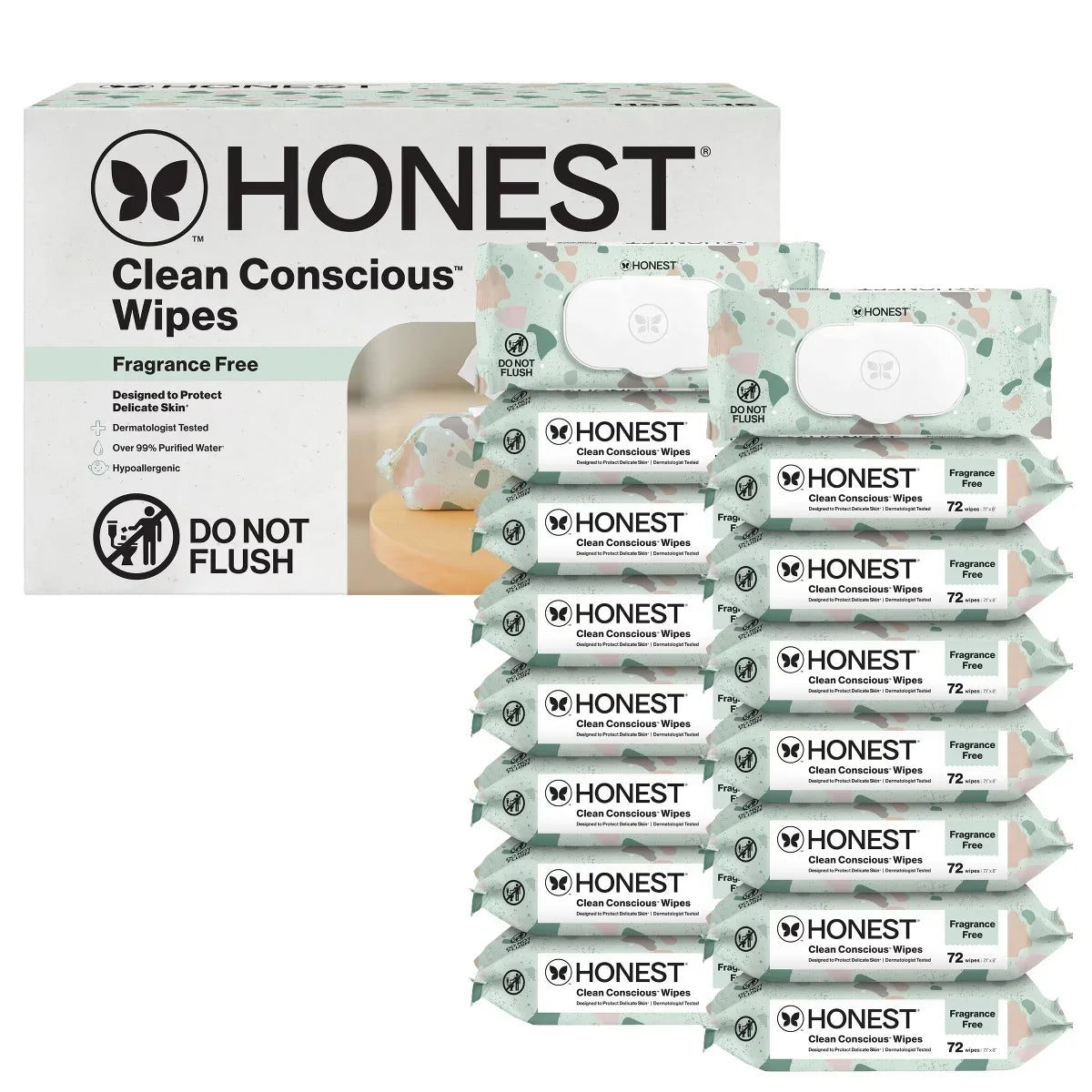 The Honest Company Sensitive Clean Conscious Wipes