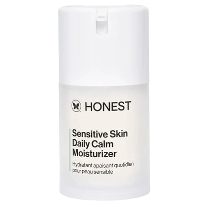 Honest Beauty Sensitive Skin Daily Calm Moisturizer with Hyaluronic Acid and Allantoin - 1.7 fl oz: Face Cream, Unscented, Paraben-Free