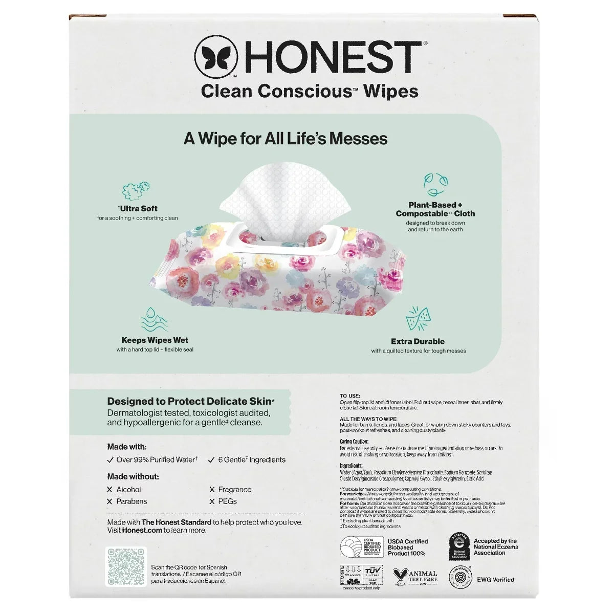 The Honest Company Sensitive Clean Conscious Wipes