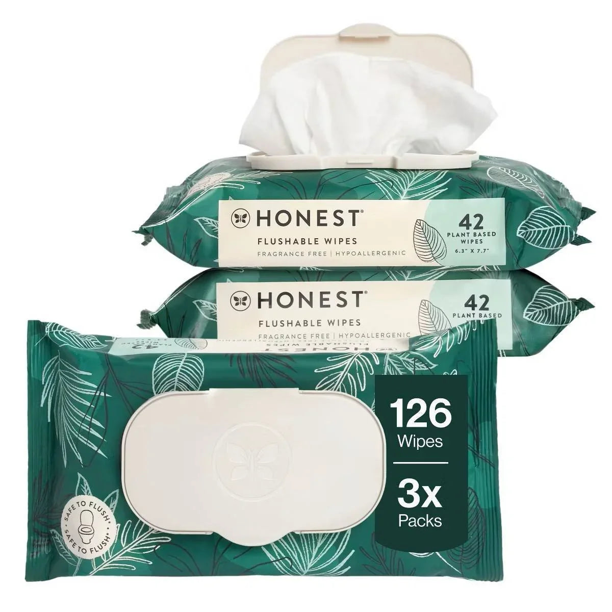 The Honest Company Flushable Wipes - 126ct