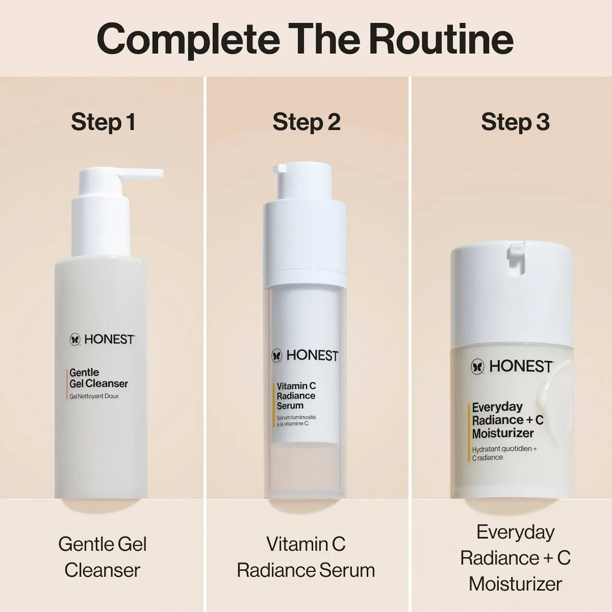 Honest Beauty Vitamin C Radiance Serum with Hyaluronic Acid - 1 fl oz: Skin Tone Improvement, Brightening, Anti-Aging, Hydrating