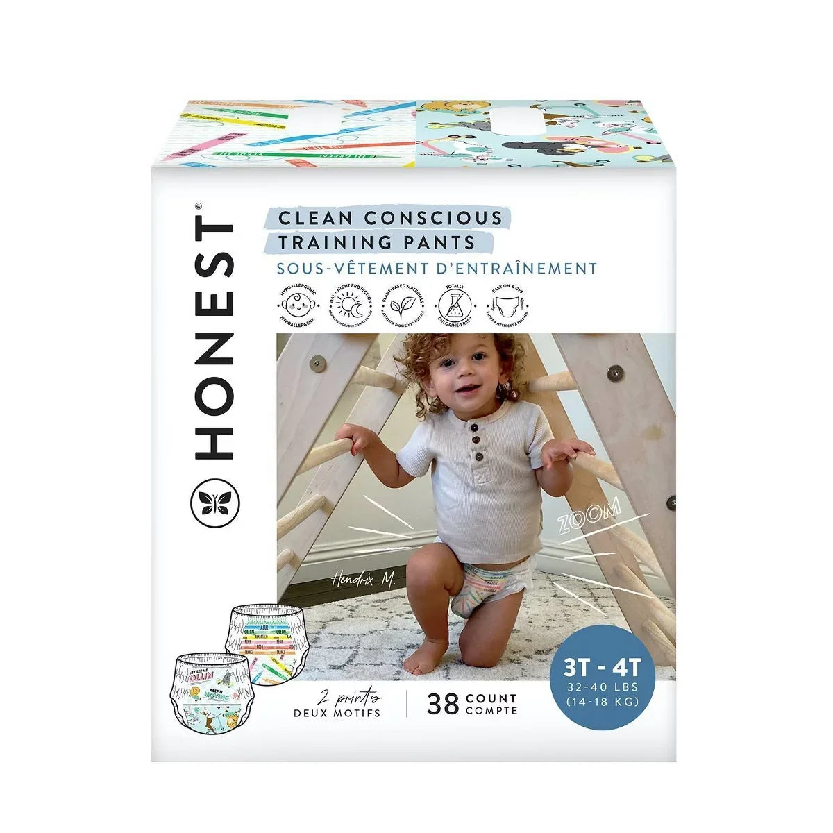 The Honest Company Clean Conscious Disposable Training Pants - (Select Size and Pattern)