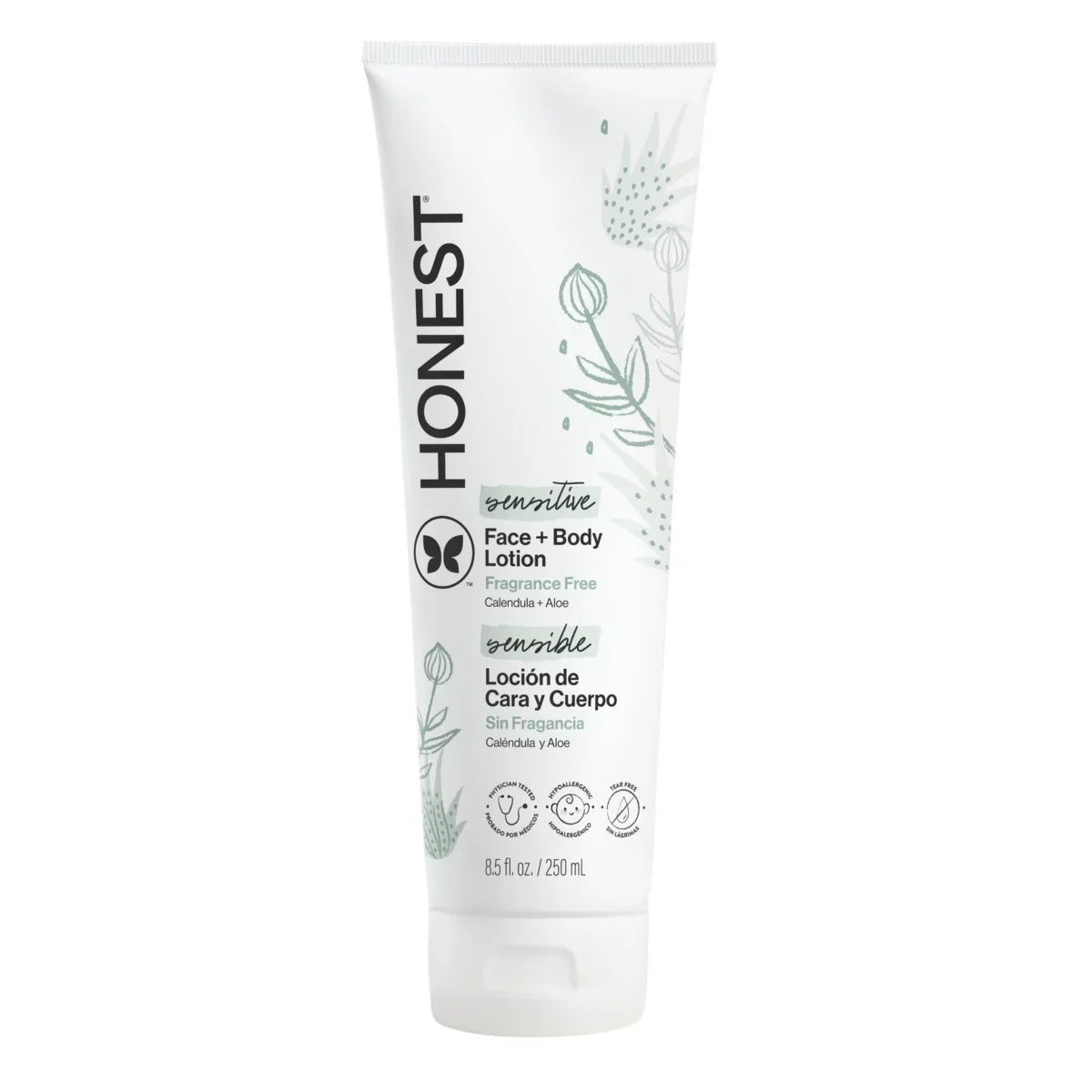 The Honest Company Sensitive Conditioner10 fl oz + Face & Body Lotion8.5 fl oz + Bubble Bath12 fl oz + Detangler4 fl oz + Shampoo + Body Wash 10 fl oz
