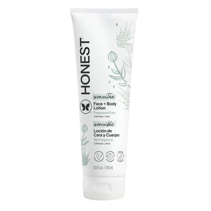 The Honest Company Sensitive Conditioner10 fl oz + Face & Body Lotion8.5 fl oz + Bubble Bath12 fl oz + Detangler4 fl oz + Shampoo + Body Wash 10 fl oz