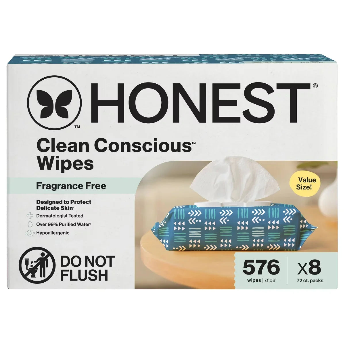 The Honest Company Sensitive Clean Conscious Wipes