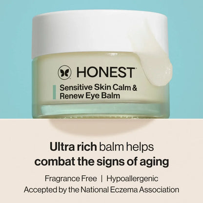 Honest Beauty Calm and Renew Melting Eye Balm with Calming Phyto Blend - 0.5oz: Hypoallergenic, Paraben-Free, Silicone-Free, Vegan