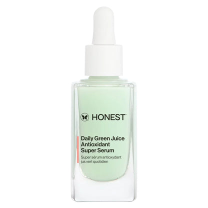 Honest Beauty Daily Green Juice Antioxidant Super Facial Serum - Travel Size - 1 fl oz: Vegan, Deep Hydration, Face Application