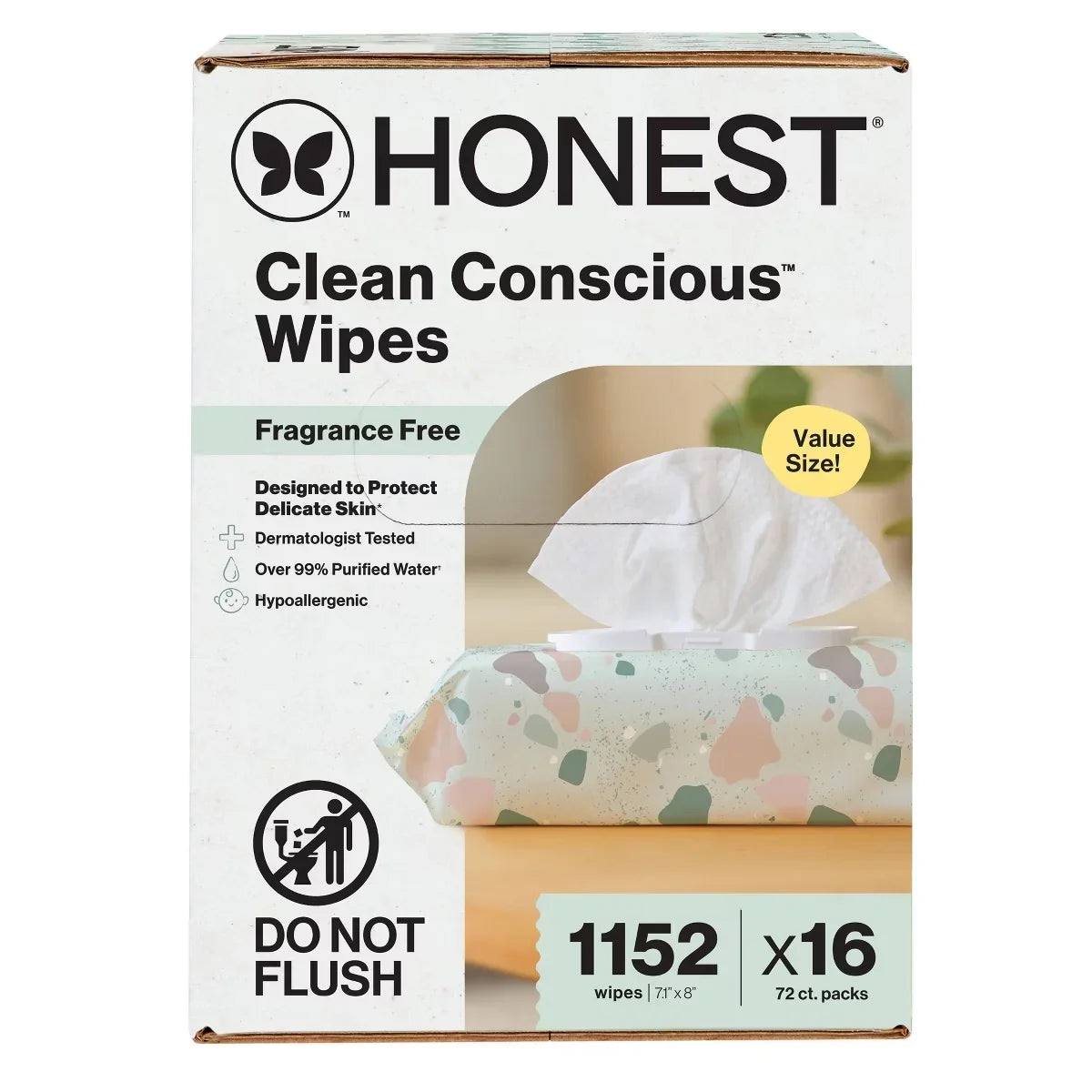 The Honest Company Sensitive Clean Conscious Wipes