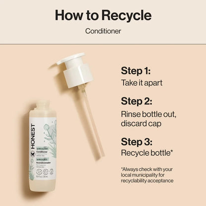 The Honest Company Sensitive Conditioner - Fragrance Free - 10 fl oz: Basic Conditioning, Cream, Daily Use