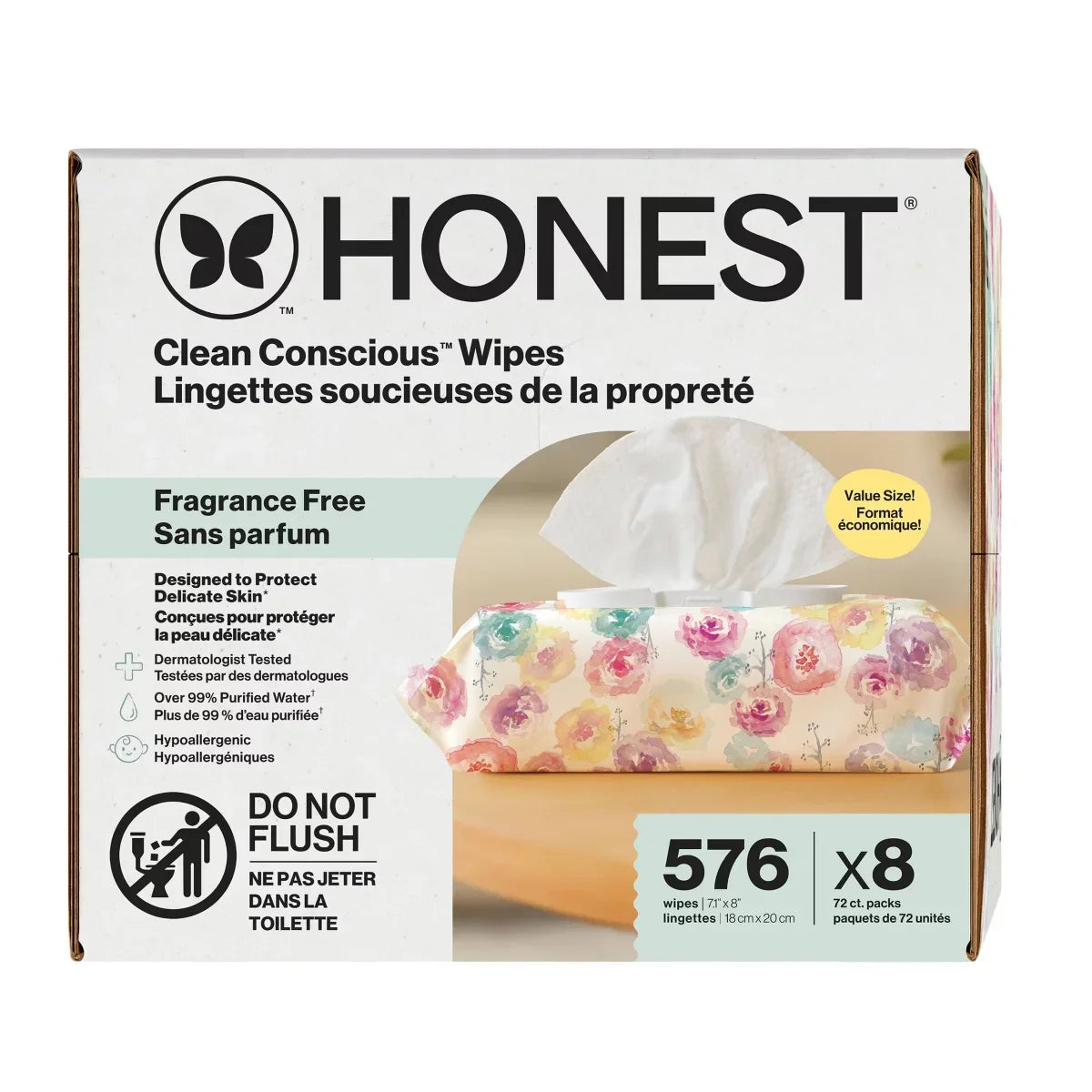 The Honest Company Sensitive Clean Conscious Wipes