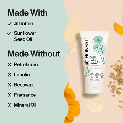 The Honest Company Healing Head-to-Toe Ointment Fragrance Free
