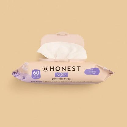 The Honest Company Calm + Cleanse Plant-Based Baby Wipes - Lavender