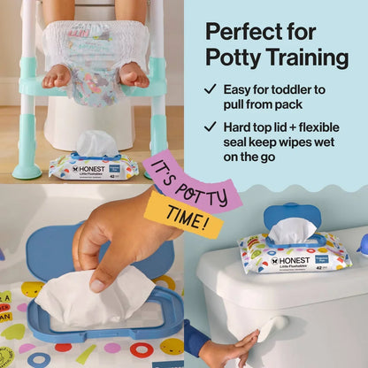 The Honest Company Plant-Based Baby Wipe - Little Flushable Wipes