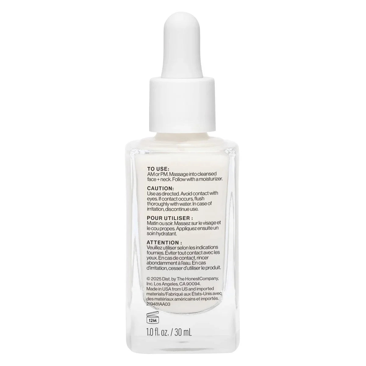 Honest Beauty Hydrogel Deep Hydration Hyaluronic Acid Serum with Rambutan 1 fl oz: Paraben-Free, Silicone-Free, Vegan