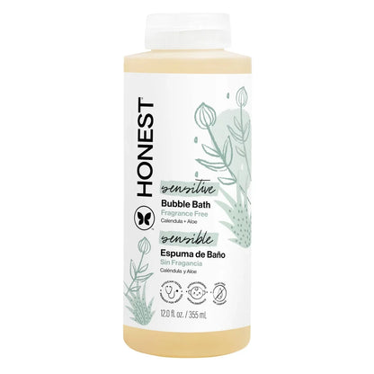 The Honest Company Sensitive Conditioner10 fl oz + Face & Body Lotion8.5 fl oz + Bubble Bath12 fl oz + Detangler4 fl oz + Shampoo + Body Wash 10 fl oz