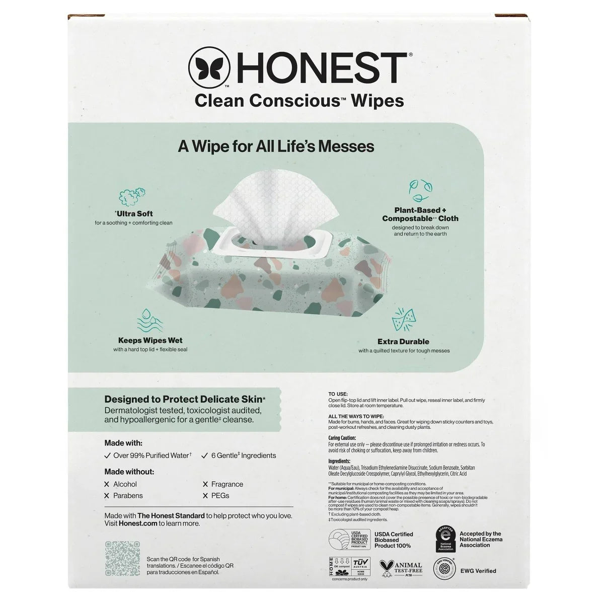 The Honest Company Sensitive Clean Conscious Wipes