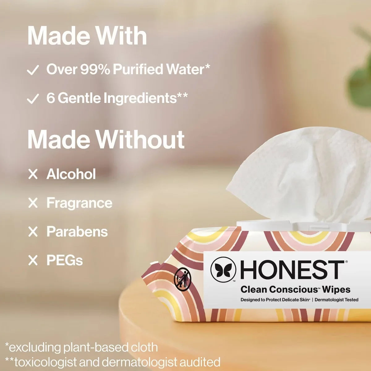 The Honest Company Sensitive Clean Conscious Wipes