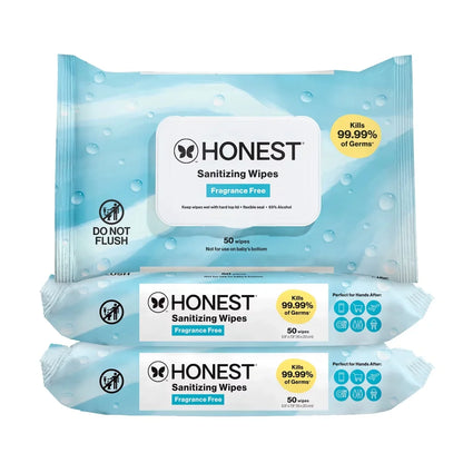 The Honest Company Alcohol Hand Sanitizing Wipes