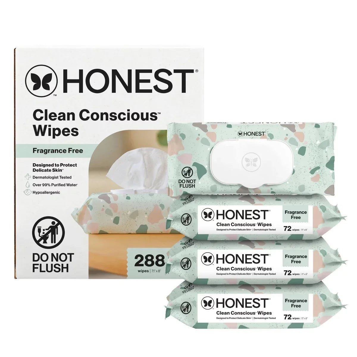 The Honest Company Sensitive Clean Conscious Wipes