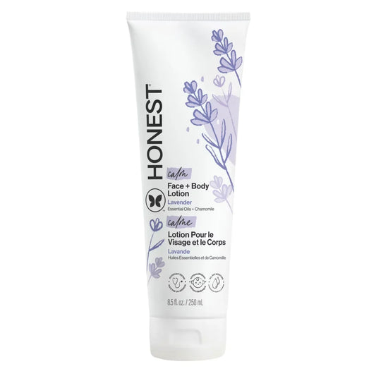 The Honest Company Calm Face + Body Lotion - Lavender - 8.5 fl oz