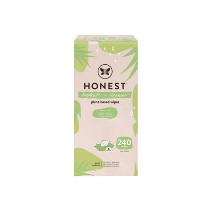 The Honest Company Hydrate + Cleanse Plant-Based Baby Wipes - Aloe and Cucumber - (Select Count)