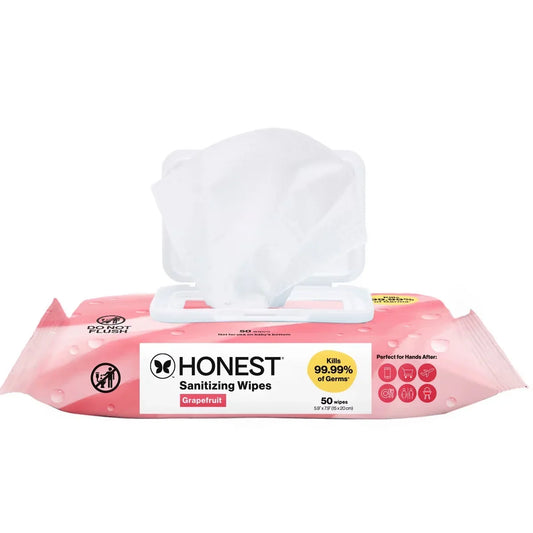 The Honest Company Sanitizing Hand Wipes Grapefruit - 50ct