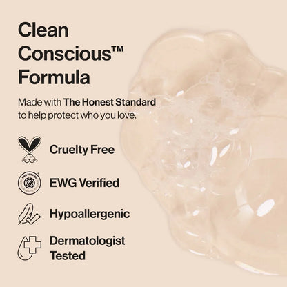 The Honest Company Sensitive Bubble Bath Fragrance Free - 12 fl oz: Gel, Paraben-Free, Formaldehyde-Free
