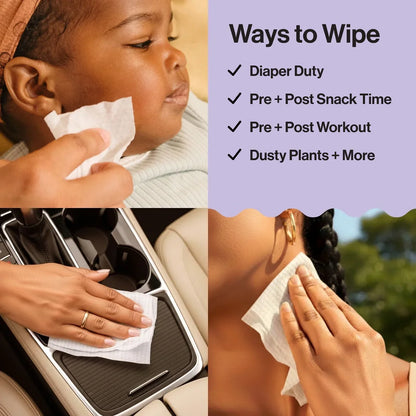 The Honest Company Calm + Cleanse Plant-Based Baby Wipes - Lavender