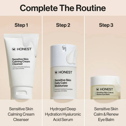 Honest Beauty Calm and Renew Melting Eye Balm with Calming Phyto Blend - 0.5oz: Hypoallergenic, Paraben-Free, Silicone-Free, Vegan