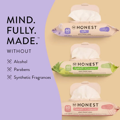 The Honest Company Hydrate + Cleanse Plant-Based Baby Wipes - Aloe and Cucumber - (Select Count)