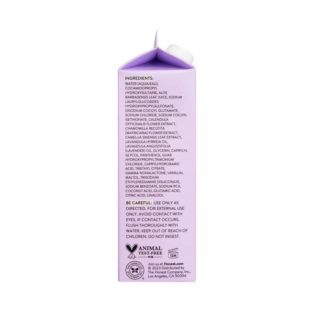 The Honest Company Calm Shampoo + Body Wash Refill, Lavender - 32 fl oz: Suitable for All Hair Types, Daily Use, Baby 2-In-1 Formula, Free from Dyes