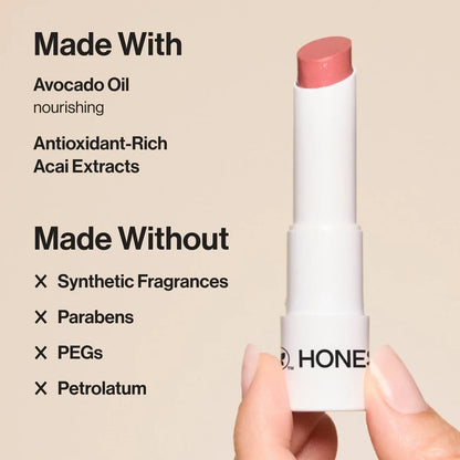 Honest Beauty Tinted Lip Balm with Avocado Oil - 0.14oz