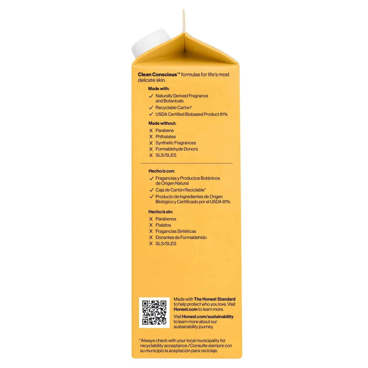 The Honest Company Refresh Shampoo + Body Wash Refill - Citrus Vanilla - 32 fl oz: Basic Cleansing, All Hair Types, Daily Use